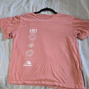 Salomon Rose Graphic Vertical Logo Tee